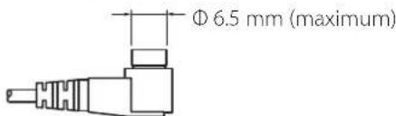 Φ 6.5 mm (maximum)