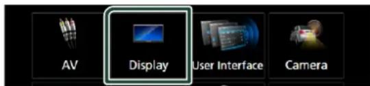 AV Display User Interface Camera