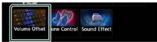 Volume Offset None Control Sound Effect