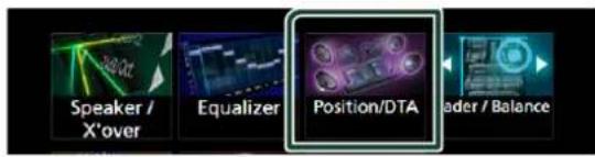 Speaker / X'over Equalizer Position/DTA Reader / Balance