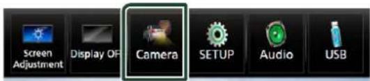 Screen Adjustment Display Off Camera SETUP Audio USB