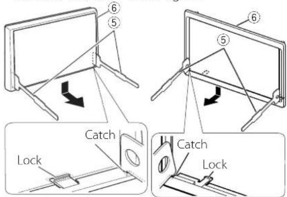 ⑥ ⑤ ⑥ ⑤ Catch Lock Catch Lock