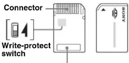 Connector Write-protect switch