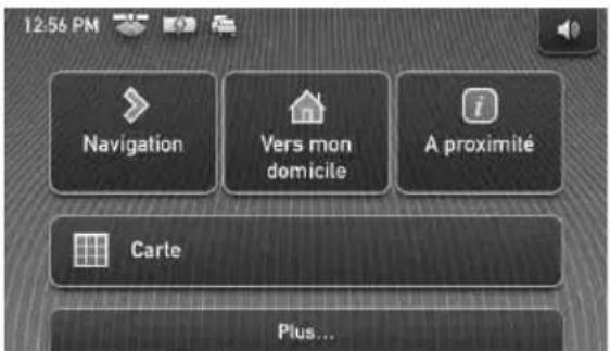 12:56 PM Navigation Vers mon domicile A proximité Carte Plus...