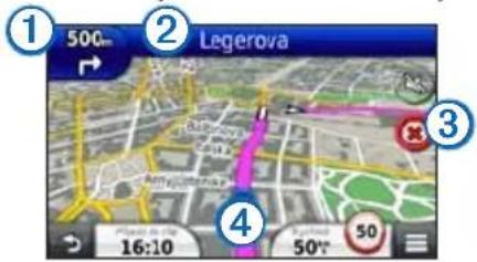 ① 500° ② Legerova ③ 3 4 16:10 50°