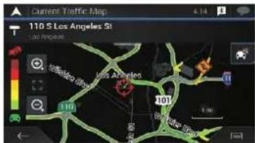 Current Traffic Map 110 S Los Angeles St Los Angeles 110 Los Angeles 101 [km] [km]