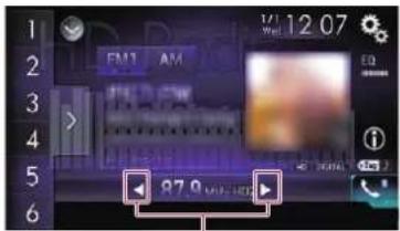 1 2 3 4 5 6 V: 12.07 FM1 AM EQ 97.0 V: 12.07