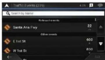 Traffic Events (319) Search by Name: Relevant events Santa Ana Fwy 22 Other events E Tst St 600 W Tst St 850