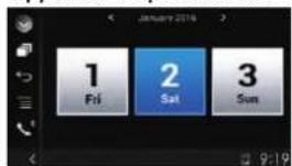 January 2019 1 Fri 2 Sat 3 Sun 9:19