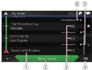 My Route 1047 E Garfield Ave Grendale 677 N Hill St Los Angeles Current GPS Position Show Route ① ② ③ ④