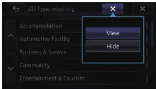 200 Types remaining Accommodation Automotive Facility Business & Service Community Entertainment & Tourism View Hide
