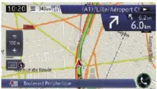 10:20 343km 9/11 (A1)/Lille/Aéroport C 6.2km 6.0km 100 m Avenue du Route Boulevard Péripherique