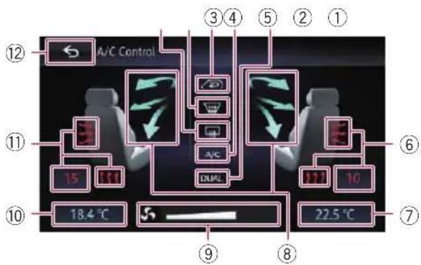 PIONEER AVIC-F850BT - Displayingtheoperationstatusofvehicleequipment - 1