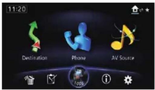 11:20 Destination Phone AV Source
