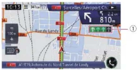 PIONEER AVIC-F850BT - Thedisplaywhiledrivingon themotorway - 1