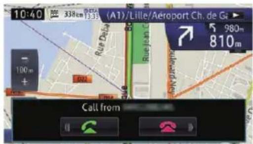 (A1)/Lille/Aéroport Ch. de G 10:40 338cm 13.35 Rue Dais Rue Jean C. 980m 810m Call from