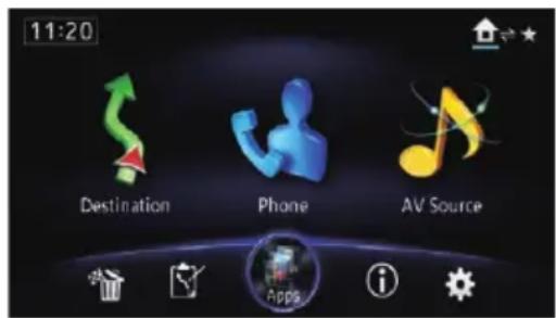 11:20 Destination Phone AV Source