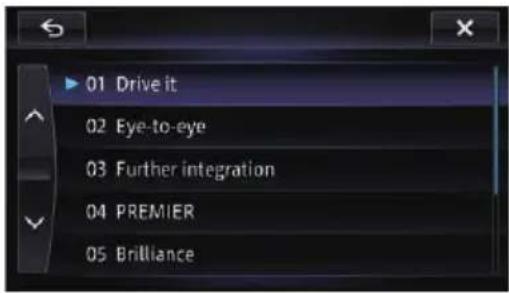 01 Drive it 02 Eye-to-eye 03 Further integration 04 PREMIER 05 Brilliance