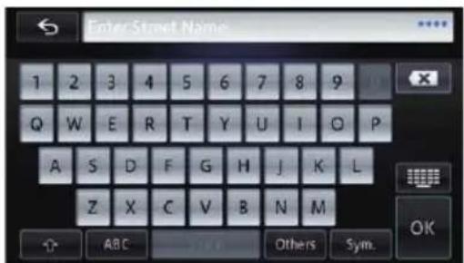 Enter Street Name 1 2 3 4 5 6 7 8 9 Q W E R T Y U I Q P A S D F G H J K L Z X C V B N M OK ABC Others Sym.