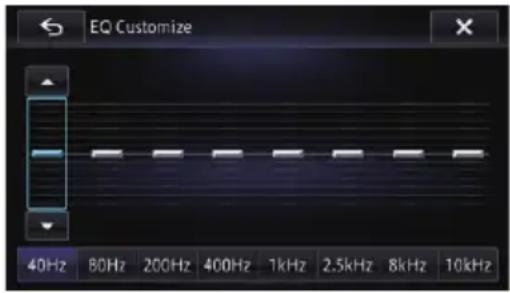 EQ Customize 40Hz 80Hz 200Hz 400Hz 1kHz 2.5kHz 8kHz 10kHz