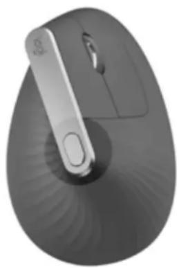 LOGITECH MX Vertical - High precision sensor and cursor speed switch - 1