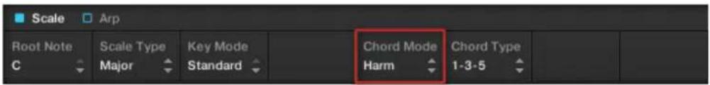 Scale Arp Root Note C Scale Type Major Key Mode Standard Chord Mode Harm Chord Type 1-3-5