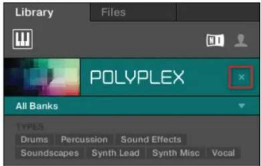 Library Files POLYPLEX All Banks TYPES Drums Percussion Sound Effects Soundscapes Synth Lead Synth Misc Vocal