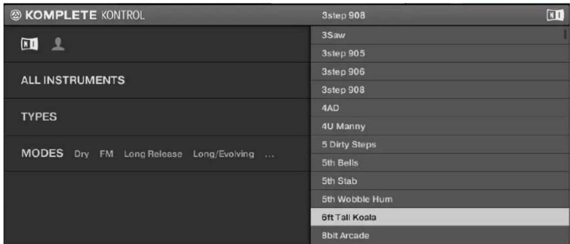 KOMPLETE KONTROL 3step 908 3Saw 3step 905 3step 906 3step 908 4AD 4U Manny 5 Dirty Steps 5th Bells 5th Stab 5th Wobble Hum 6ft Tall Koala 8bit Arcade