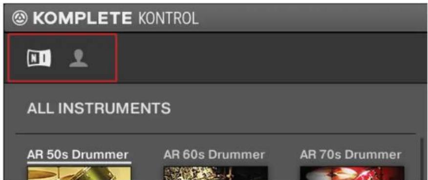 KOMPLETE KONTROL ALL INSTRUMENTS AR 50s Drummer AR 60s Drummer AR 70s Drummer