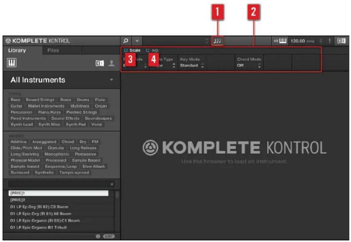 KOMPLETE KONTROL Library Files Scale App 3 4 Key Mode Chord Mode Standard All Instruments TYPE: Base Bowed Strings Brass Drums Flute Guitar Mallet Instruments Multitrack Organ Percussion Piano/Keys Plucked Strings Feed Instruments Sound Effects Soundscapes Synth Lead Synth Misc Synth Pad Vocal MODES: Additive Arpeggiated Chord Dry FM Glide/Pitch Mod Granular Long Release Long/Evolving Monophonic Percussive Physical Model Processed Sample Based Sample-based Sequence/Loop Slow Attack Surround Synthetic Tempo-synced [PRIS]1 [PRIS]2 01 LP Ep Org (El 02) C0 Boom 01 LP Epic Org (El 01) A0 Boom 01 LP Epic Organic (El 03) C1 Boom 01 LP Epic Organic B1 Tribull KOMPLETE KONTROL Use the browser to load an instrument.