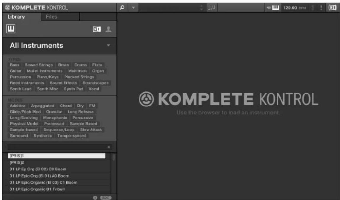 KOMPLETE KONTROL Library Files All Instruments TYPES Bass Bowed Strings Brass Drums Flute Guitar Mallet Instruments Melt/track Organ Percussion Piano/Keys Plucked Strings Reed Instruments Sound Effects Soundscapes Synth Lead Synth Misc Synth Pad Vocal NODES Additive Arpeggiated Chord Dry FM Glide/Pitch Mod Granular Long Release Long/Evolving Monophonic Percussive Physical Model Processed Sample Based Sample-based Squence/Loop Slow Attack Surround Synthetic Tempo-synced [PRIS]1 [PRIS]2 01 LP Ep Org (El 02) C0 Boom 01 LP Epic Org (El 01) A0 Boom 01 LP Epic Organic (El 03) C1 Boom 01 LP Epic Organic B1 Tribull KOMPLETE KONTROL Use the browser to load an instrument.