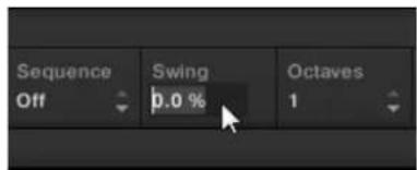 Sequence Off Swing 0.0 % Octaves 1