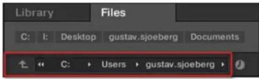 Library Files C: I: Desktop gustav.sjoeberg Documents ↑ ← C: ▶ Users ▶ gustav.sjoeberg ▶