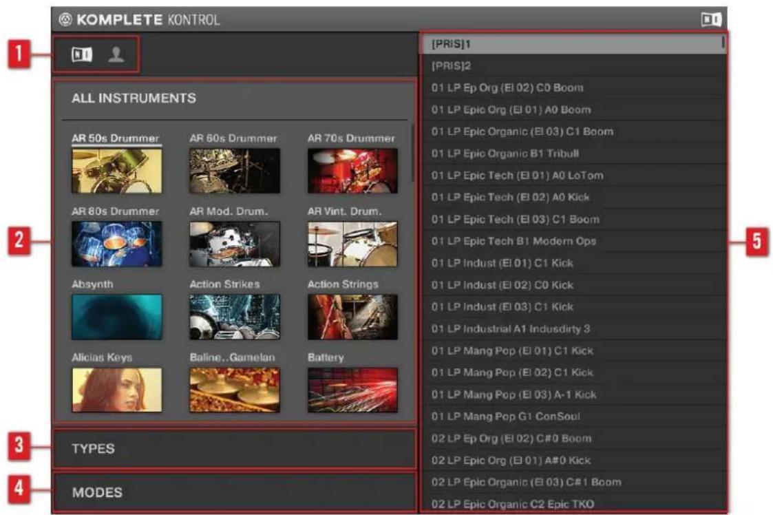@ KOMPLETE KONTROL 1 ALL INSTRUMENTS AR 50s Drummer AR 60s Drummer AR 70s Drummer AR 80s Drummer AR Mod. Drum. AR Vint. Drum. Absynth Action Strikes Action Strings Alicias Keys Baline.. Gamelan Battery TYPES MODES [PRIS]1 [PRIS]2 01 LP Ep Org (El 02) C0 Boom 01 LP Epic Org (El 01) A0 Boom 01 LP Epic Organic (El 03) C1 Boom 01 LP Epic Organic B1 Tribull 01 LP Epic Tech (El 01) A0 LoTom 01 LP Epic Tech (El 02) A0 Kick 01 LP Epic Tech (El 03) C1 Boom 01 LP Epic Tech B1 Modern Ops 01 LP Indust (El 01) C1 Kick 01 LP Indust (El 02) C0 Kick 01 LP Indust (El 03) C1 Kick 01 LP Industrial A1 Indusdirty 3 01 LP Mang Pop (El 01) C1 Kick 01 LP Mang Pop (El 02) C1 Kick 01 LP Mang Pop (El 03) A-1 Kick 01 LP Mang Pop G1 ConSoul 02 LP Ep Org (El 02) C#0 Boom 02 LP Epic Org (El 01) A#0 Kick 02 LP Epic Organic (El 03) C#1 Boom 02 LP Epic Organic C2 Epic TKO