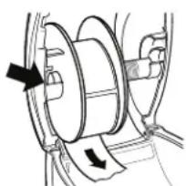 DYMO LabelManager 450 - To load a label roll - 3