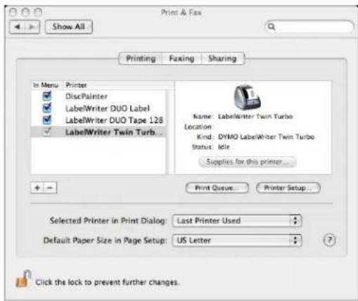 DYMO LabelManager 450 - To share the printer - 1