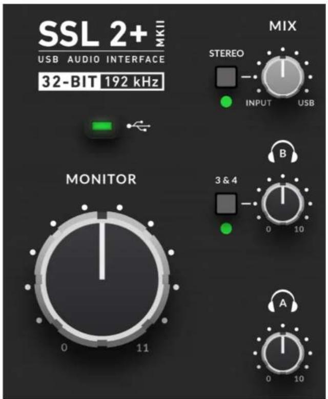 Solid State Logic SSL 2+ - LEGACY 4K - ANALOGUE ENHANCEMENT EFFECT - 1