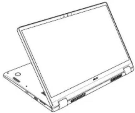 ASUS ZenBook Flip 15 - Otáčení panelu displeje - 2