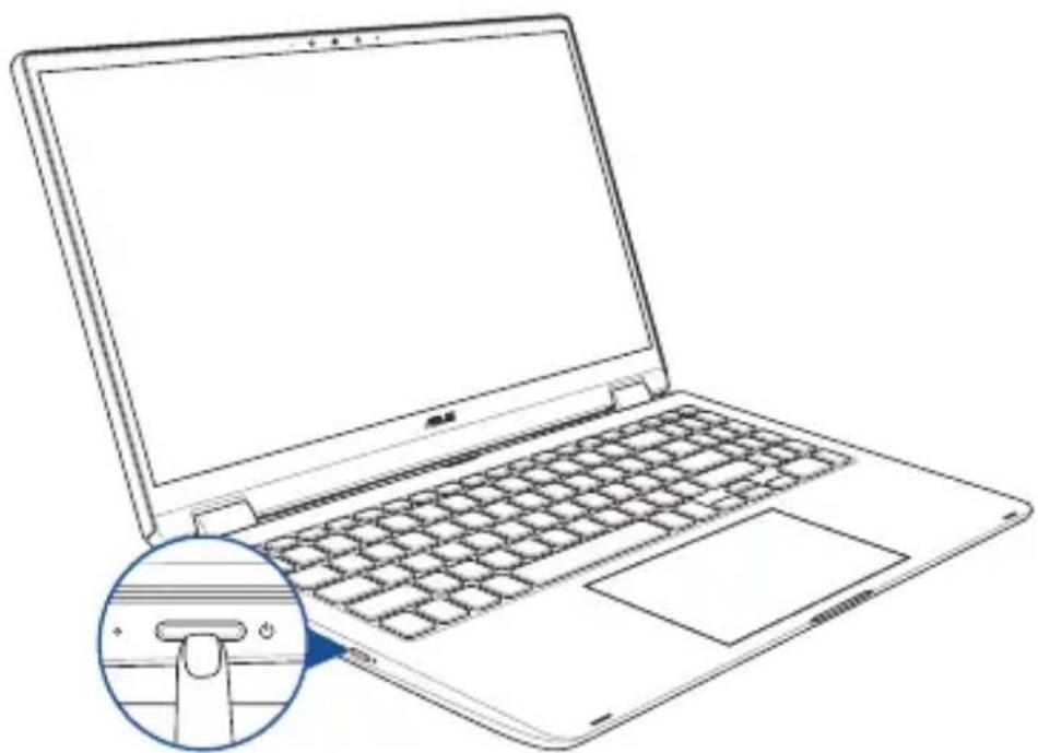 ASUS ZenBook Flip 15 - Stiskněte tlačítko napájení - 1