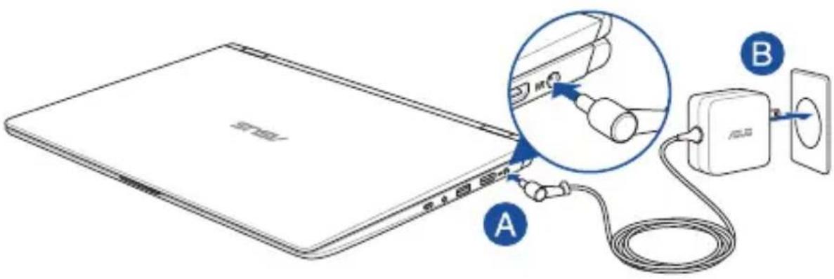 ASUS ZenBook Flip 15 - Nabíjení notebooku - 2