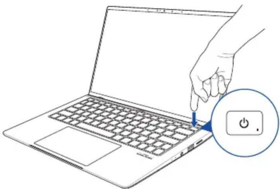ASUS ZenBook 15 - Stiskněte tlačítko napájení - 1