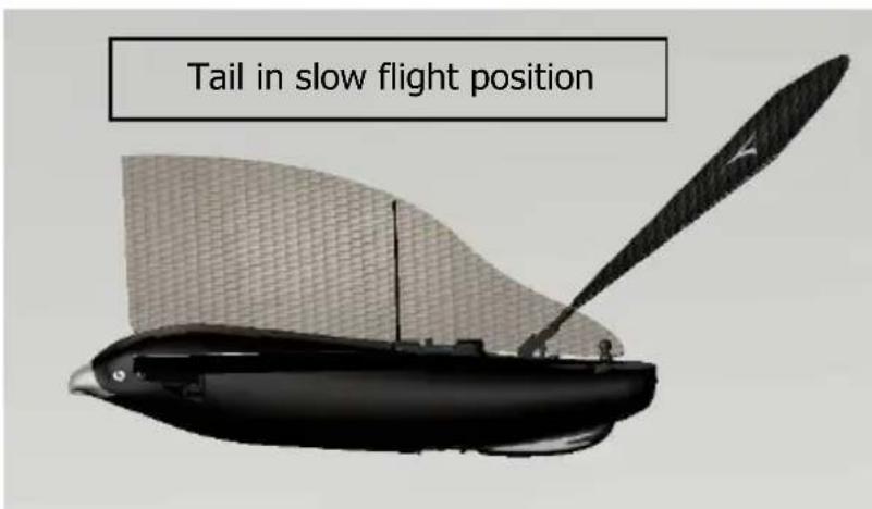 XTIM Bionic Bird - Adjusting the tail - 1