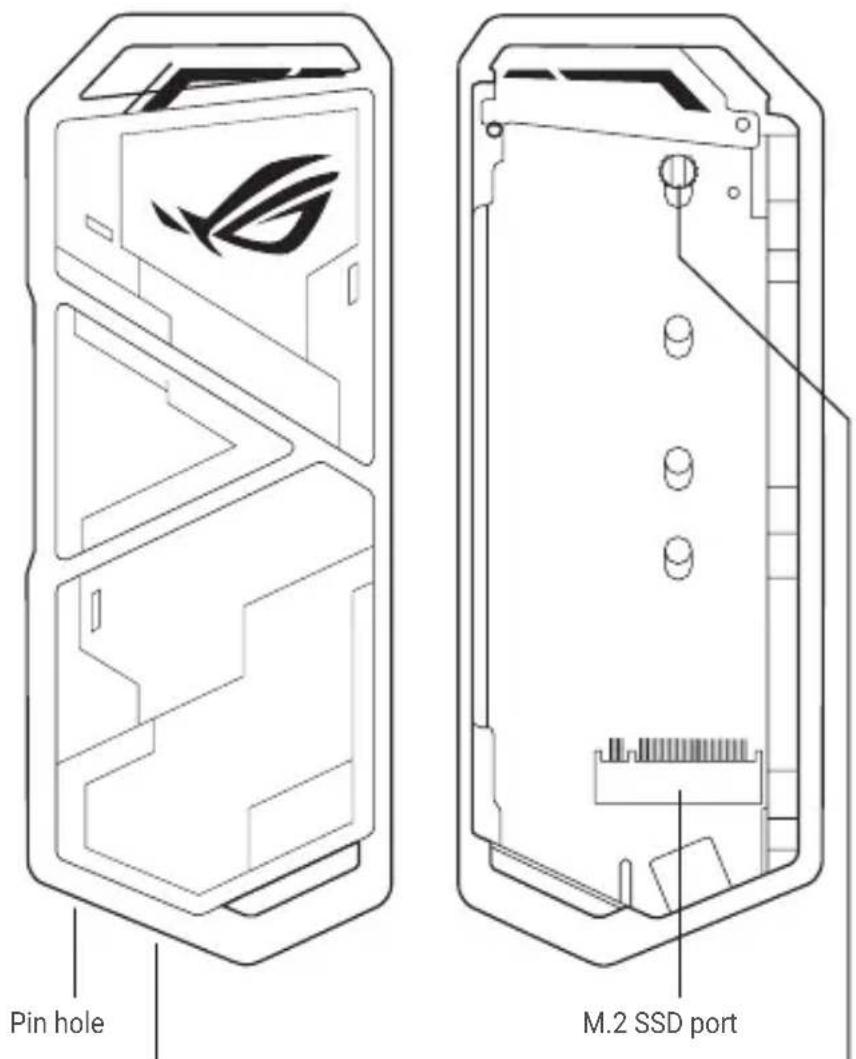 Pin hole M.2 SSD port