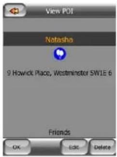 View POI Natasha 9 Howick Place, Westminster 5W1E 6 Friends OK Edit Delete