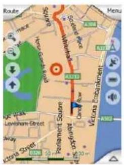 Route Menu A-10M A-10F Whitehall A-10D Candle Road Parliament Square Lownham Street Avway Victoria Street 20 m 20 m 20 m Victoria Enbankment A-302
