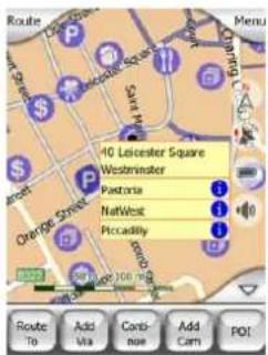 Route 40 Leicester Square Westminster Pastoria NatWest Piccadilly 100 Route To Add Via Con- now Add Cam PO!