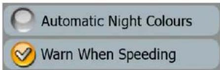 Automatic Night Colours Warn When Speeding