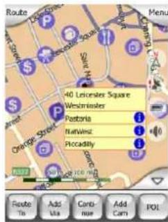 Route 40 Leicester Square Westminster Pectoria NetWenz Picoadity Route Add Add Add Menu 1 1 1 0.027 0.000 mg Add Add Add Put Add Add Put