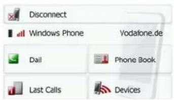 Disconnect Windows Phone Vodafone.de Dail Phone Book Last Calls Devices