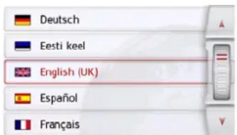 BECKER Transit.6S EU - Opening language selection - 2